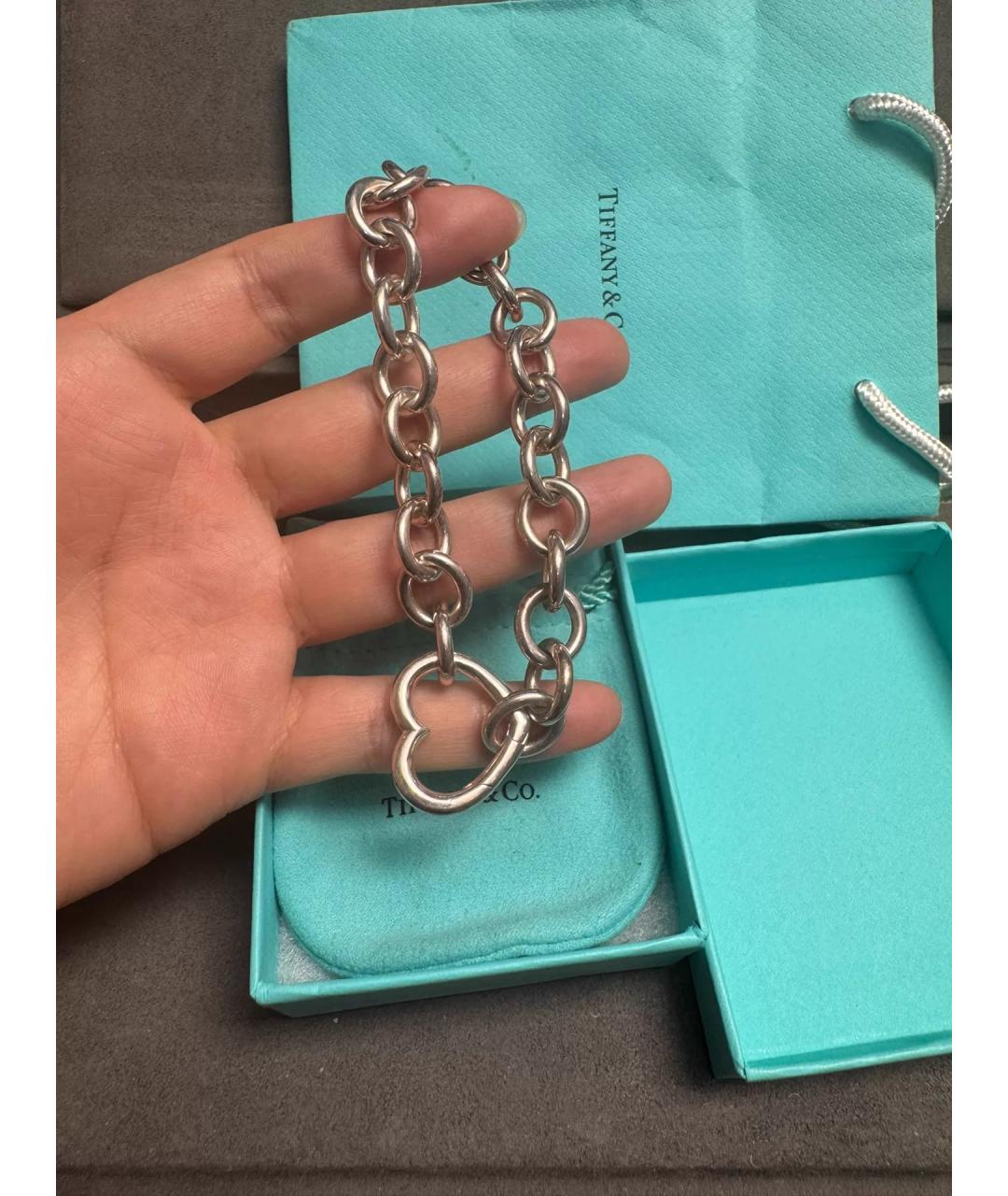 TIFFANY&CO Серебряный серебряный браслет, фото 3