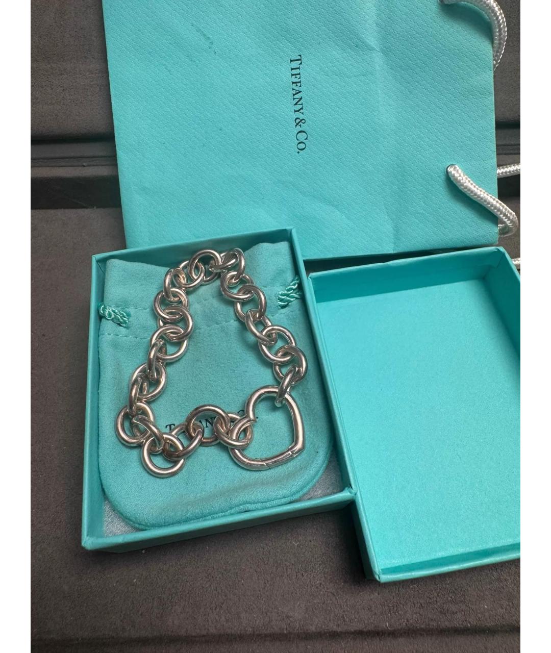 TIFFANY&CO Серебряный серебряный браслет, фото 10