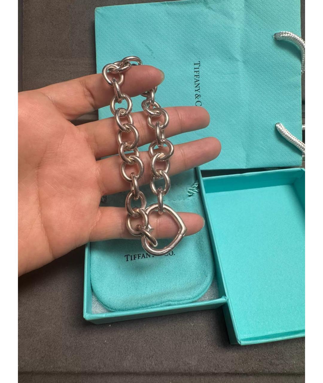 TIFFANY&CO Серебряный серебряный браслет, фото 2
