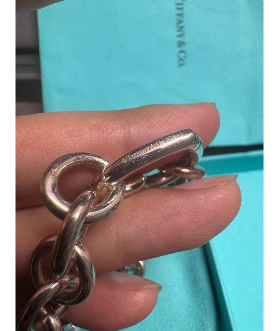 TIFFANY&CO Серебряный серебряный браслет, фото 6