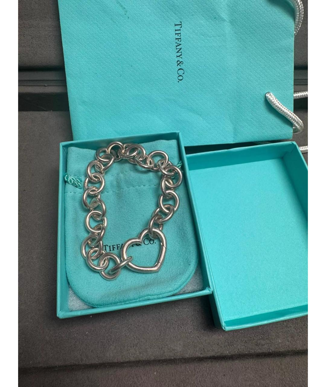 TIFFANY&CO Серебряный серебряный браслет, фото 9
