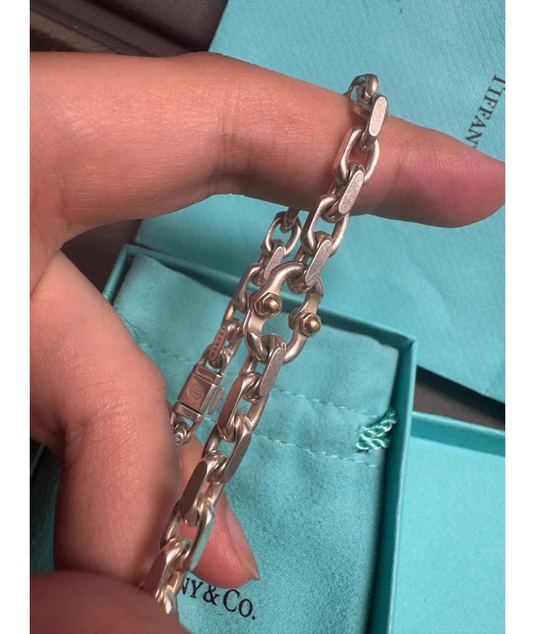 TIFFANY&CO Серебряный серебряный браслет, фото 9