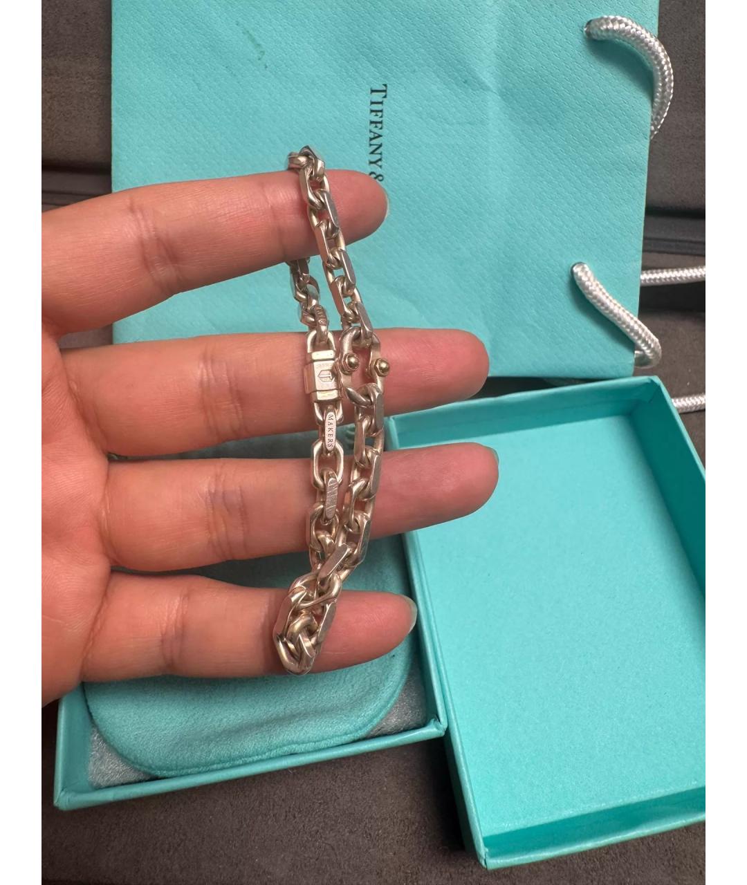 TIFFANY&CO Серебряный серебряный браслет, фото 5