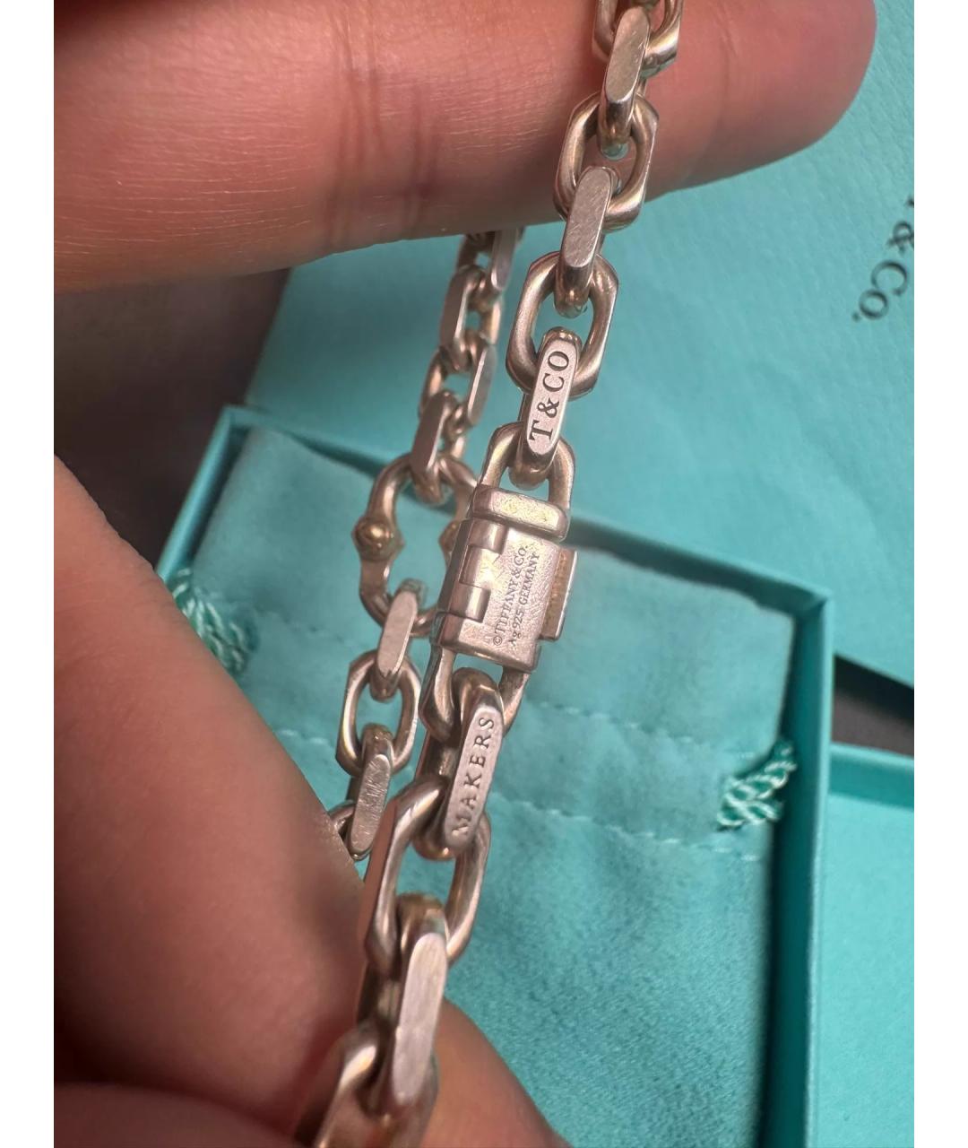 TIFFANY&CO Серебряный серебряный браслет, фото 8