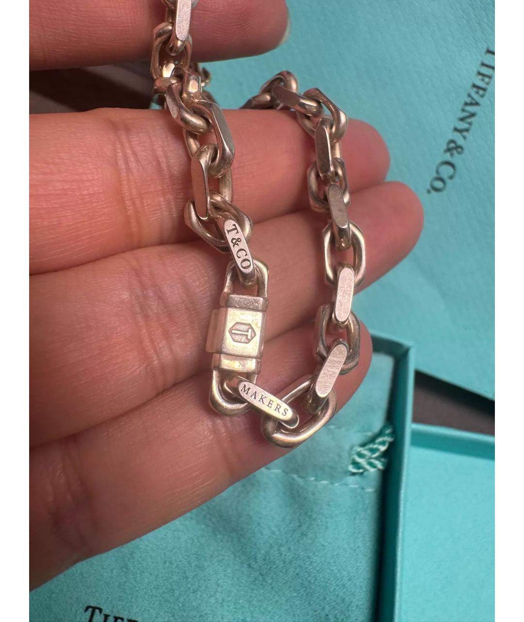 TIFFANY&CO Серебряный серебряный браслет, фото 7