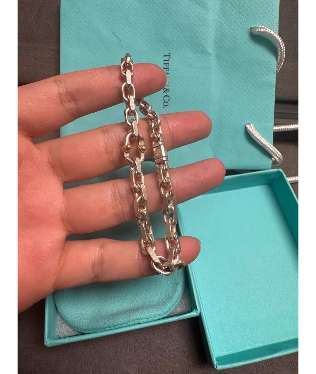 TIFFANY&CO Серебряный серебряный браслет, фото 3
