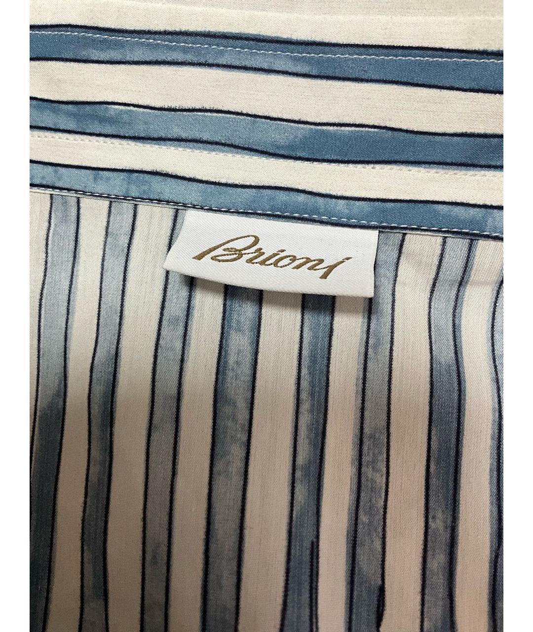 BRIONI Мульти хлопко-шелковая кэжуал рубашка, фото 8
