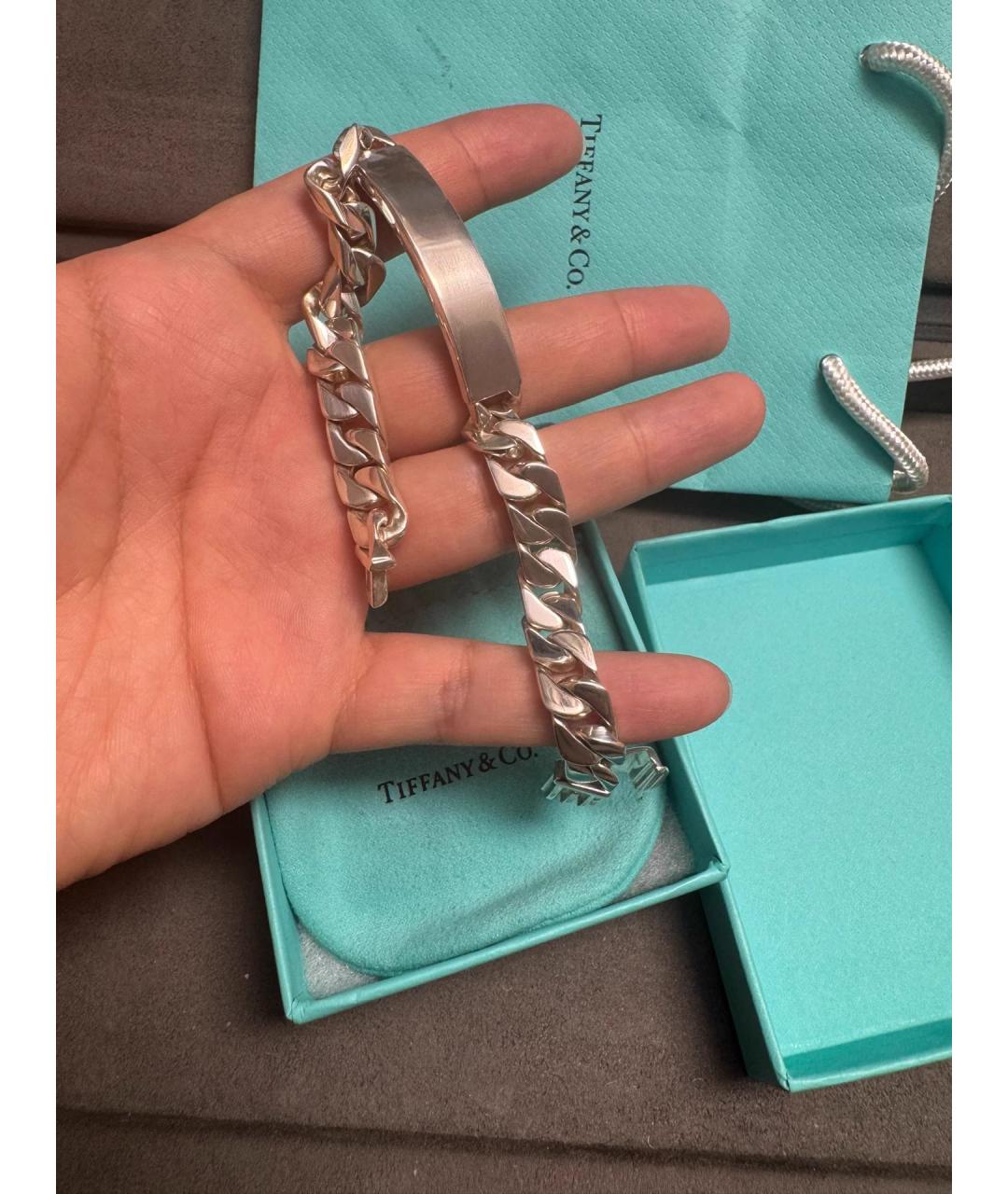 TIFFANY&CO Серебряный серебряный браслет, фото 3