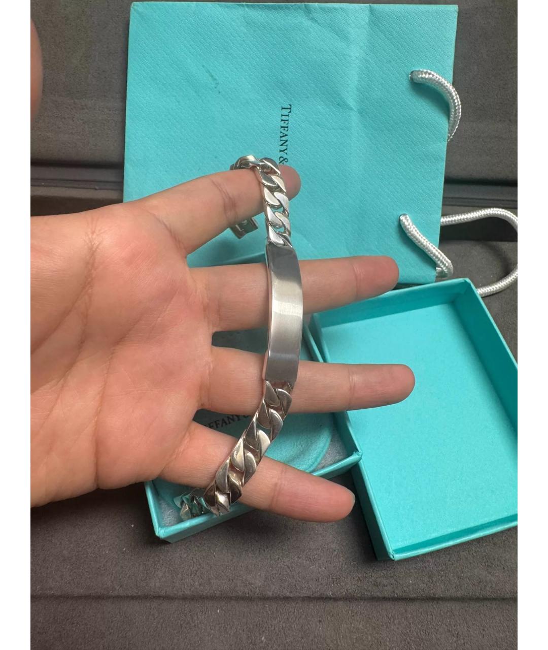 TIFFANY&CO Серебряный серебряный браслет, фото 2