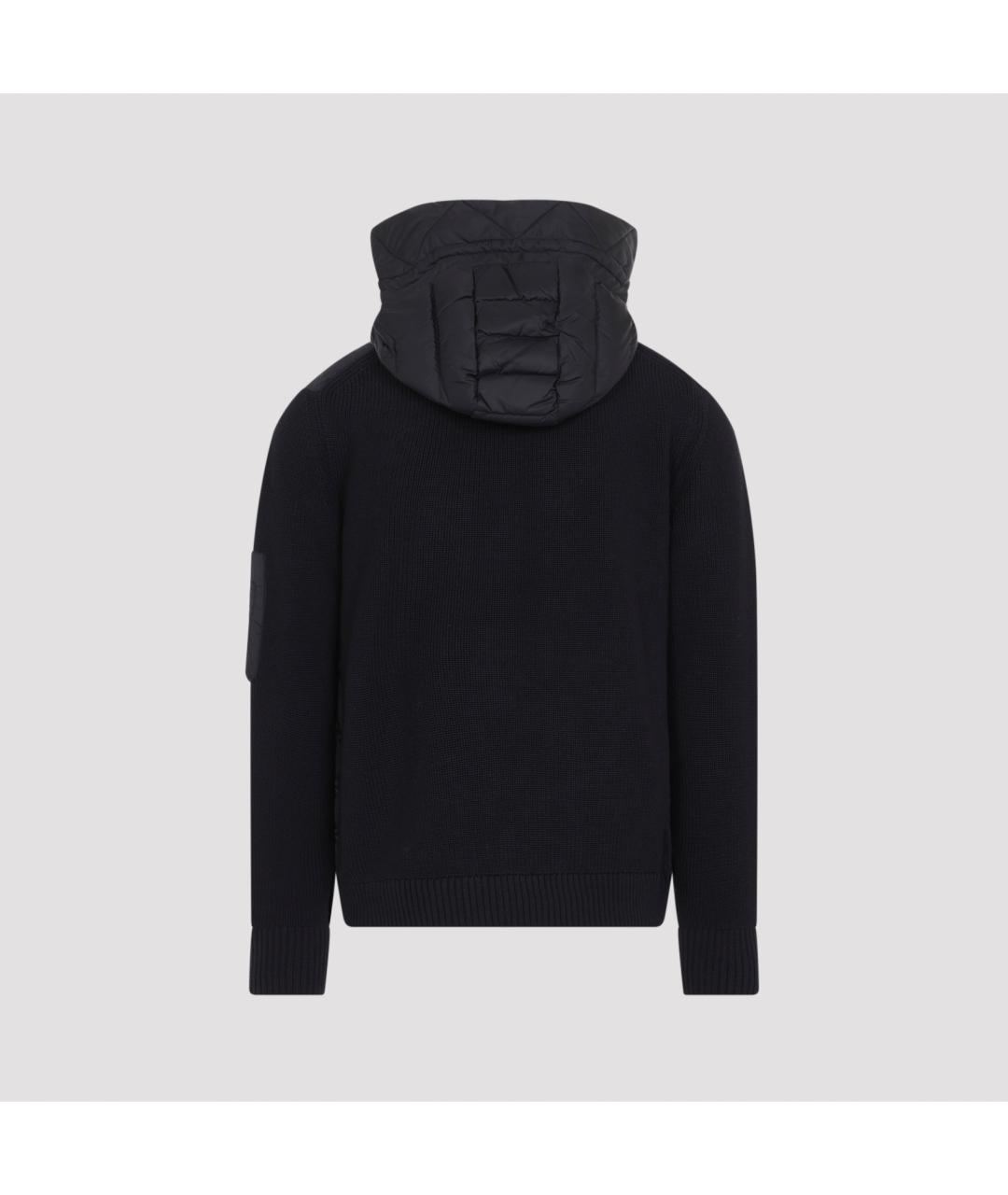 MONCLER Черная полиамидовая куртка, фото 3