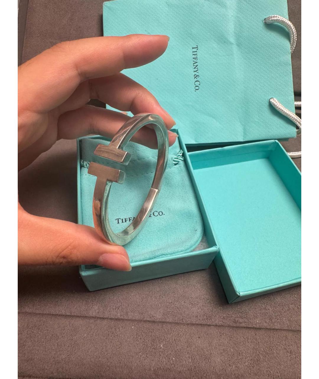 TIFFANY&CO Серебряный серебряный браслет, фото 3