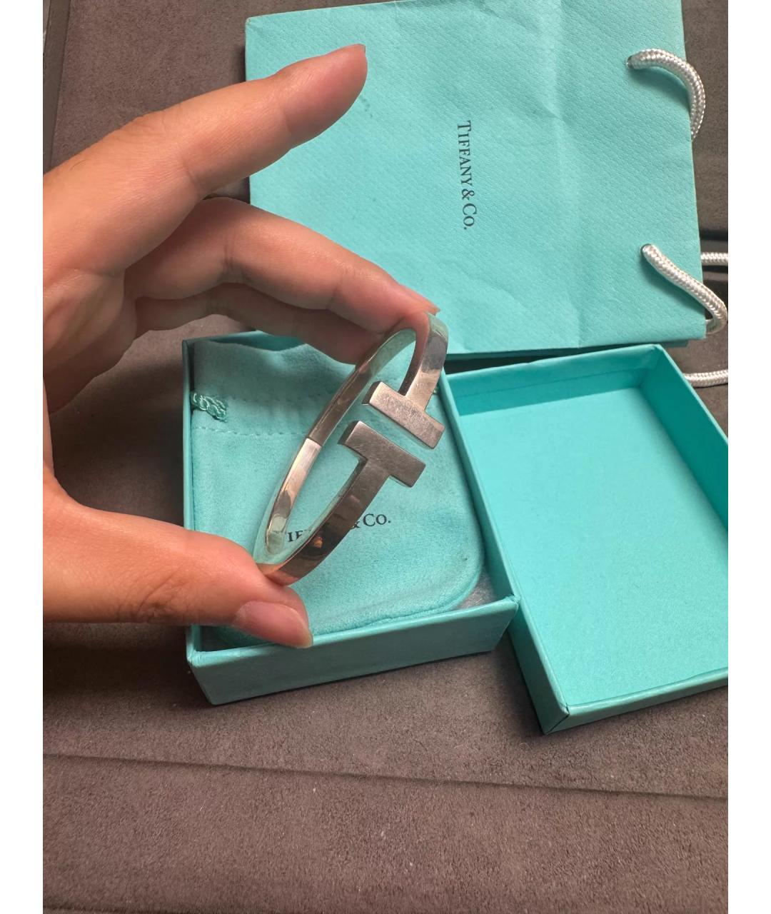 TIFFANY&CO Серебряный серебряный браслет, фото 2