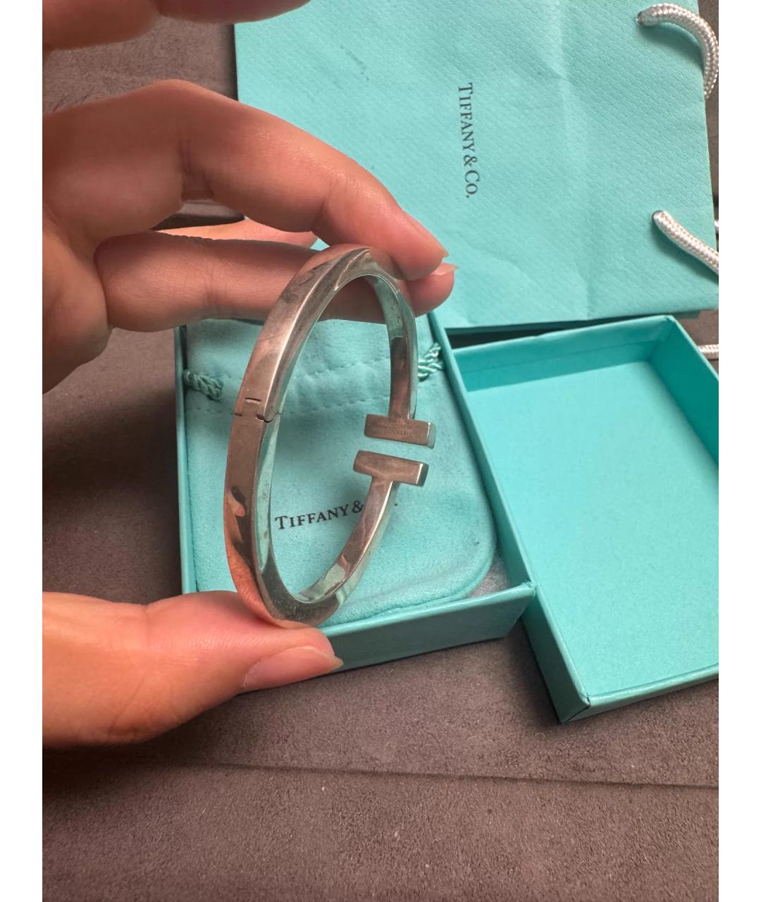 TIFFANY&CO Серебряный серебряный браслет, фото 5