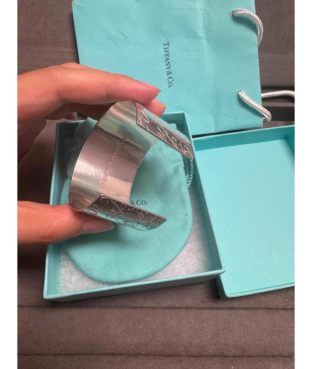 TIFFANY&CO Серебряный серебряный браслет, фото 3