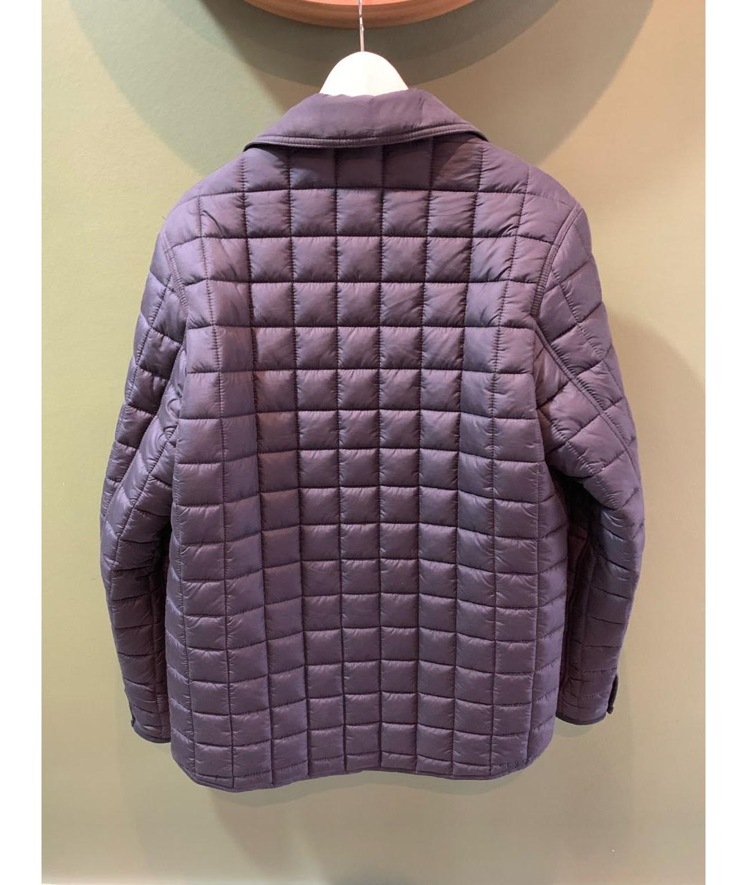 A.P.C. Темно-синяя полиэстеровая куртка, фото 2