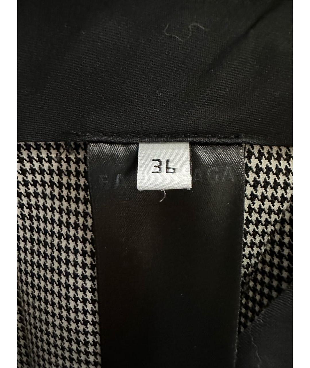 BALENCIAGA Мульти шерстяные прямые брюки, фото 4