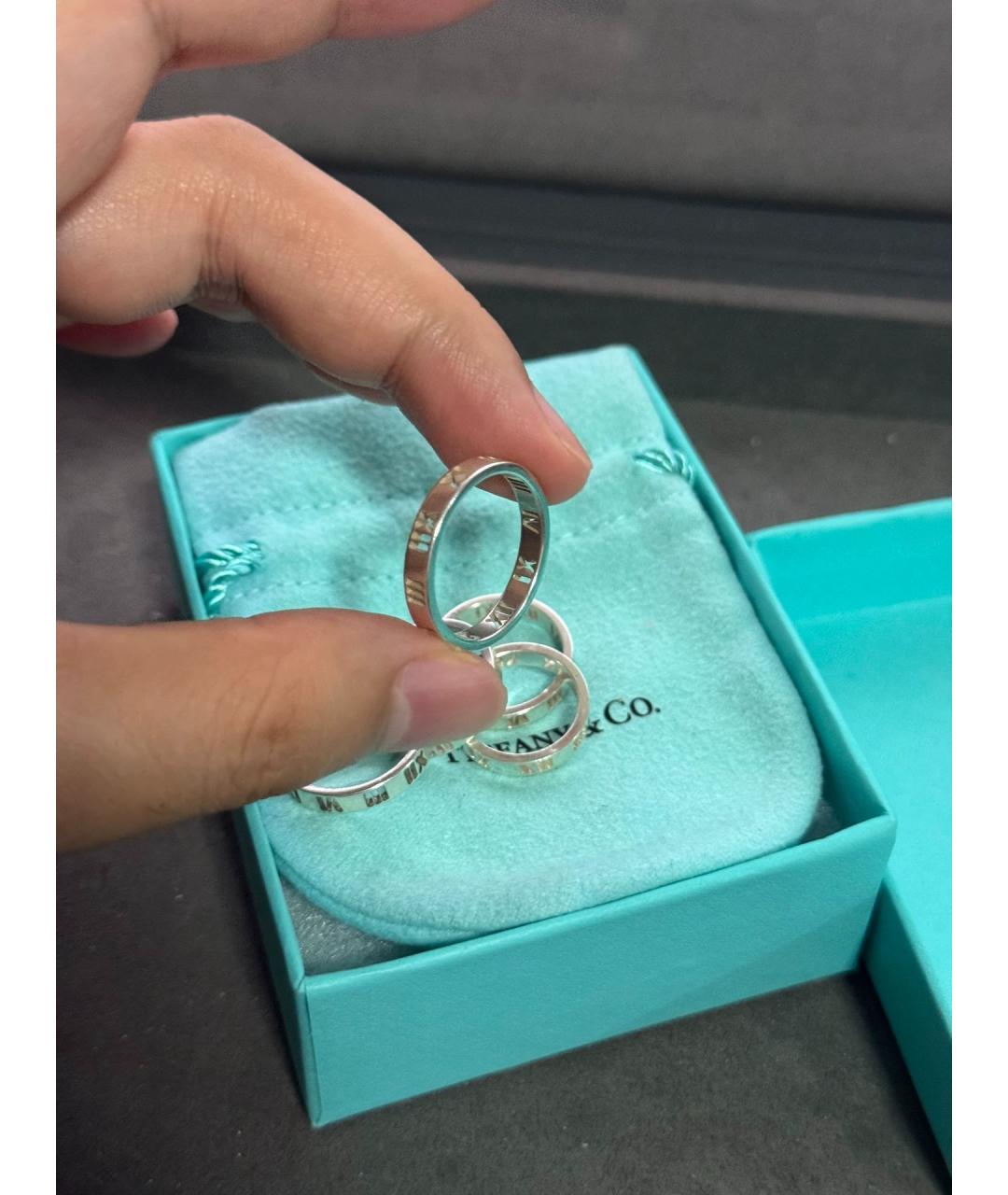 TIFFANY&CO Серебряное серебряное кольцо, фото 3
