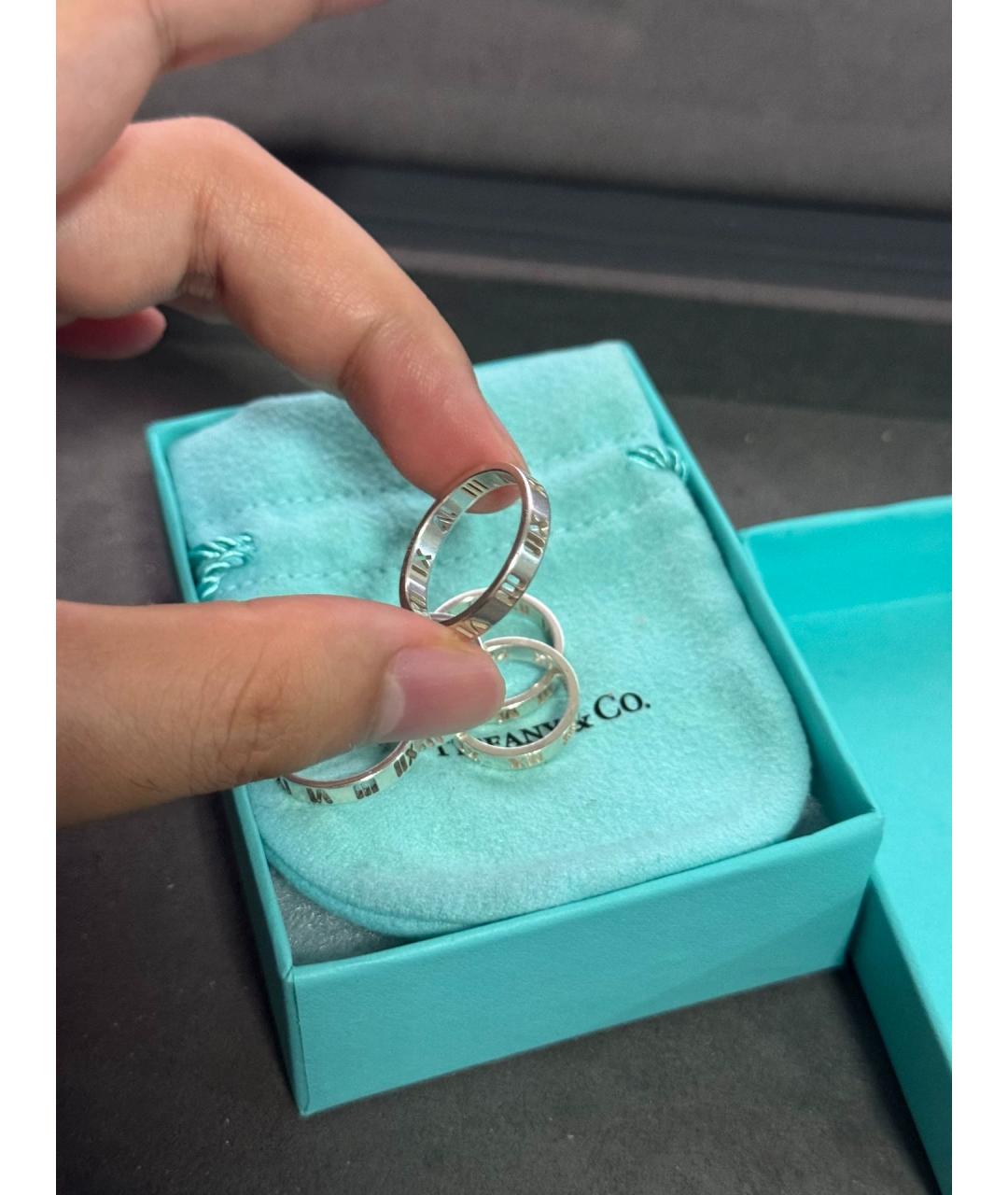 TIFFANY&CO Серебряное серебряное кольцо, фото 2