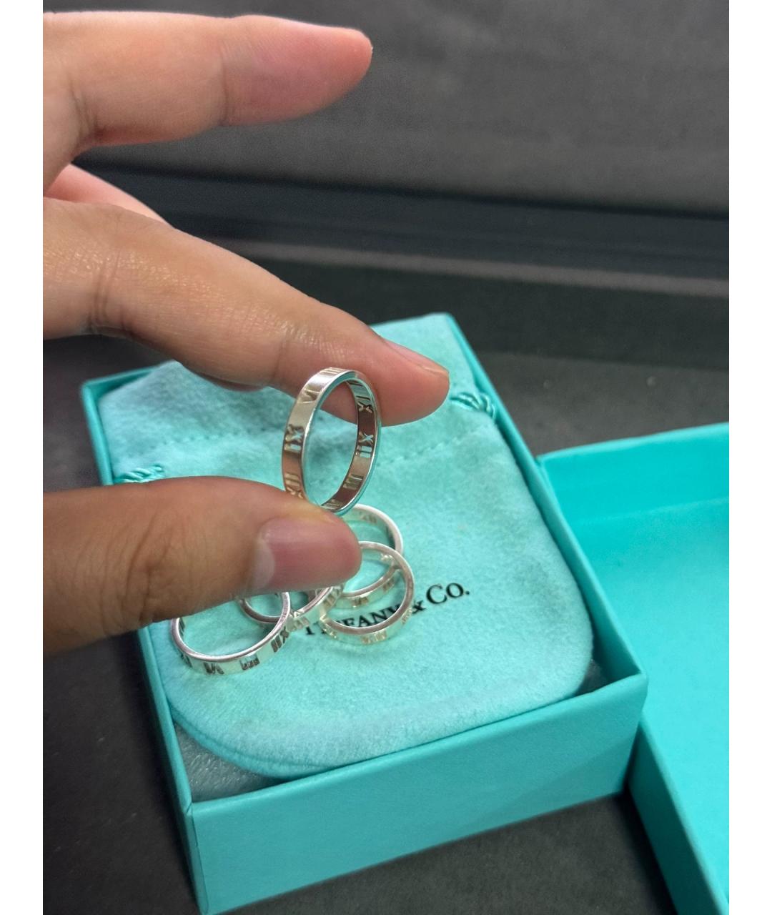 TIFFANY&CO Серебряное серебряное кольцо, фото 5