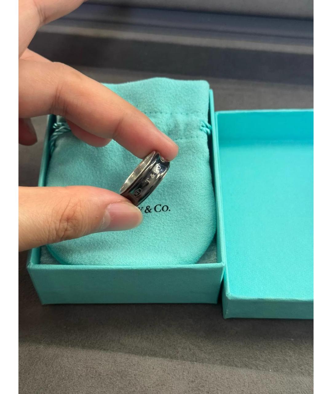 TIFFANY&CO Черное серебряное кольцо, фото 7