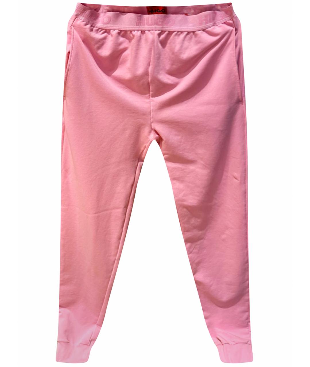 HUGO BOSS Розовые хлопковые спортивные брюки и шорты, фото 1