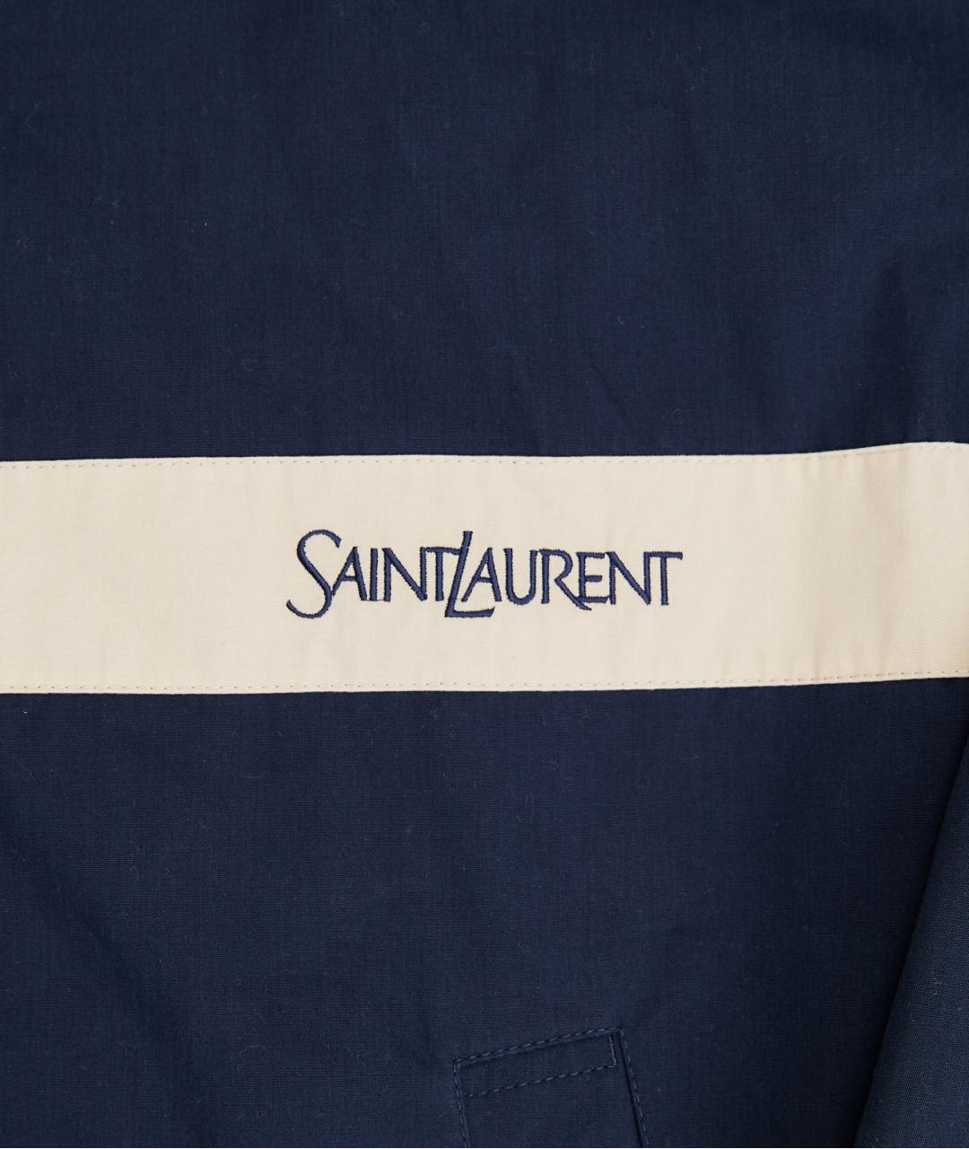 SAINT LAURENT Синяя хлопковая куртка, фото 3