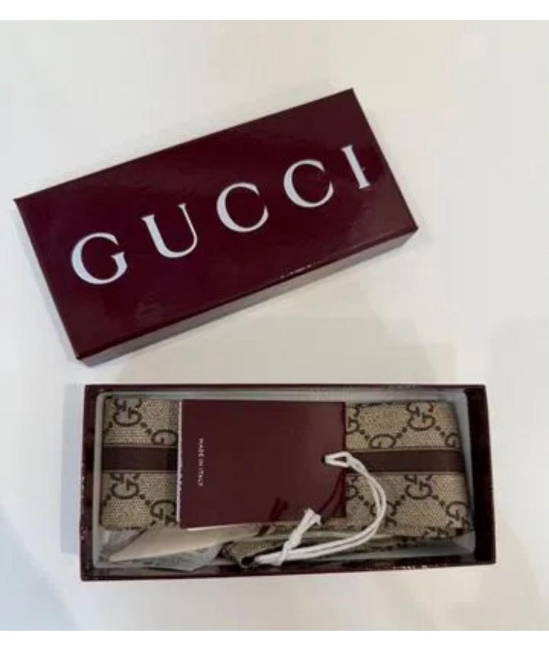 GUCCI Бежевый платок, фото 3