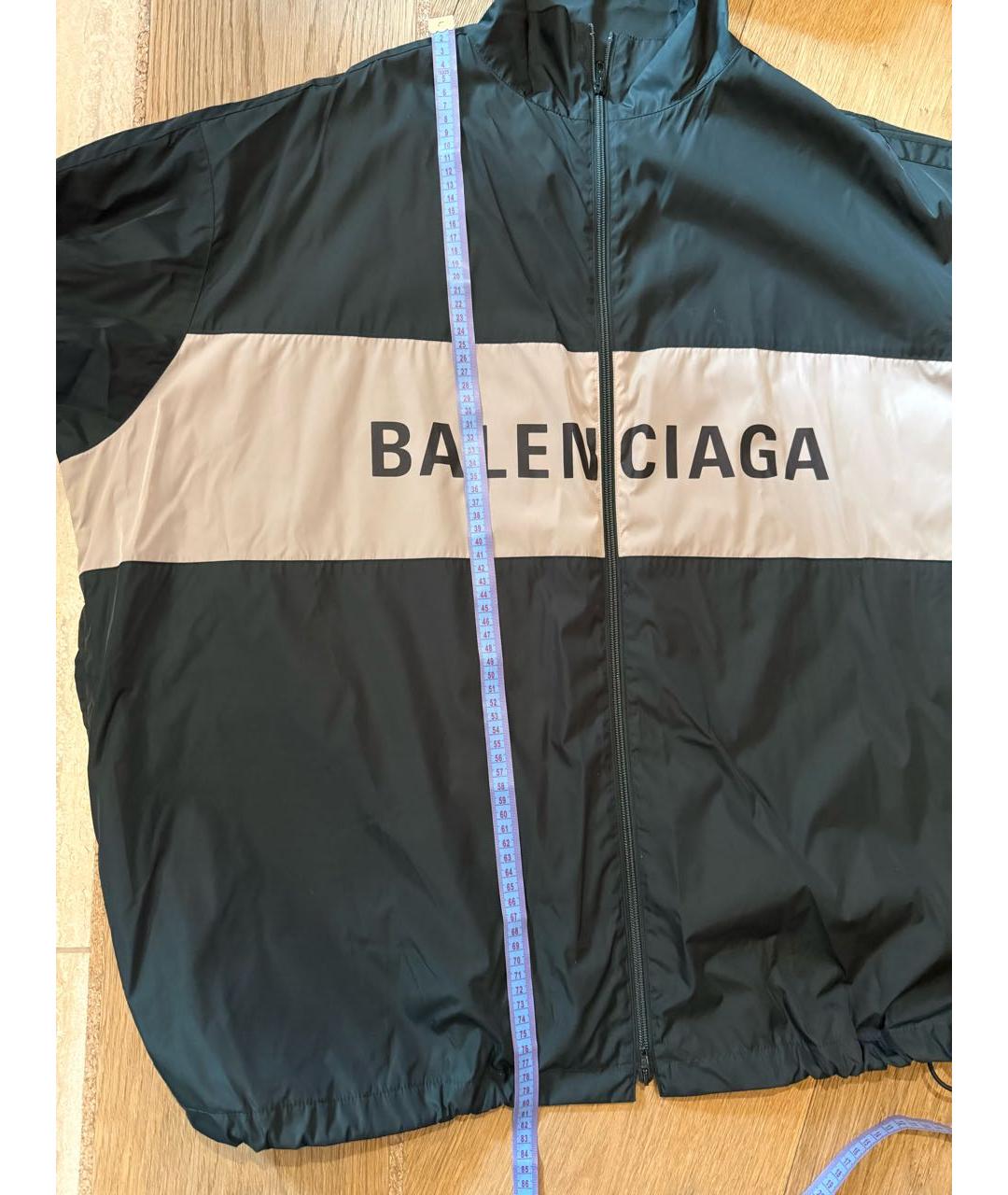 BALENCIAGA Зеленая полиэстеровая куртка, фото 7
