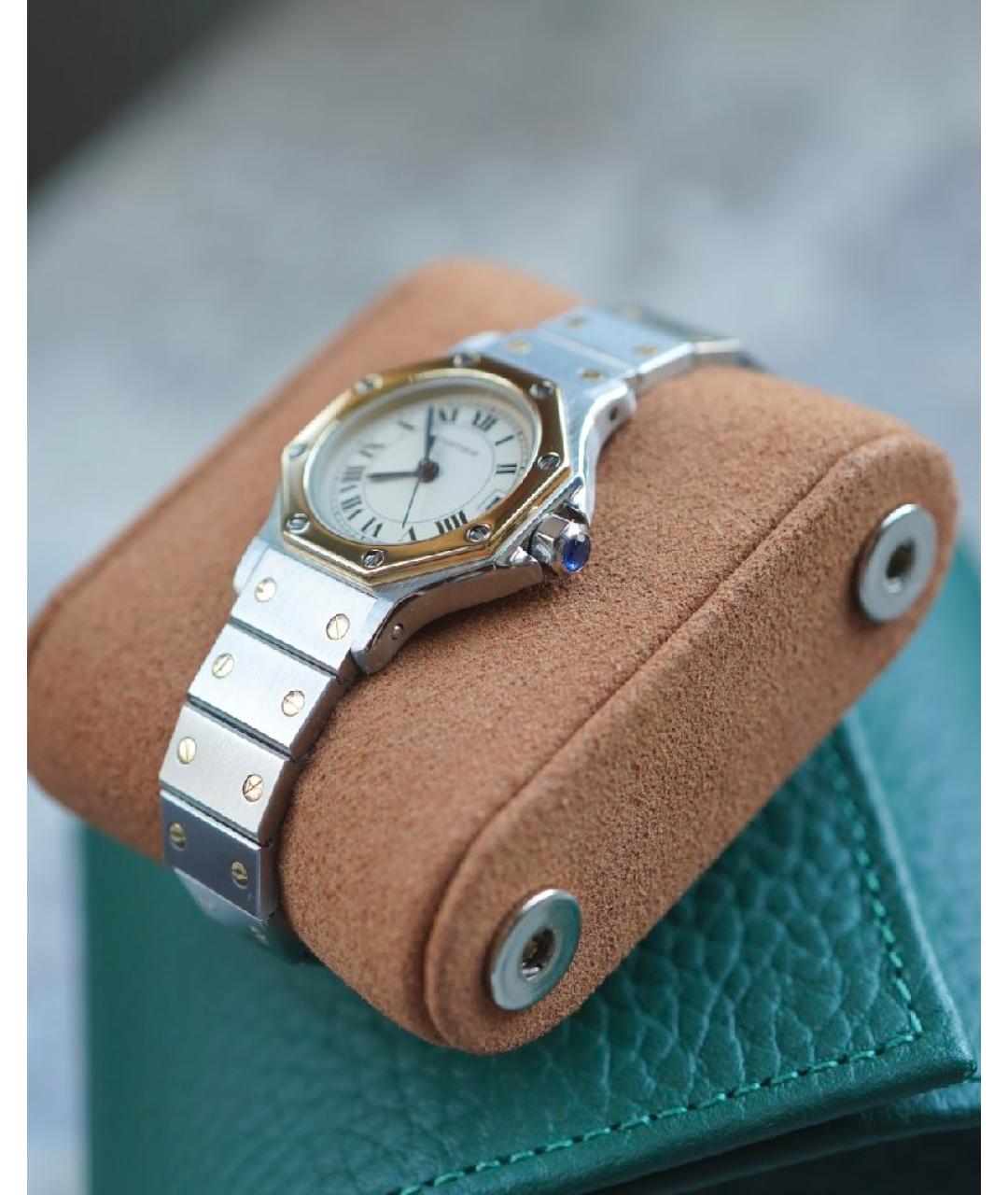 CARTIER Белые часы, фото 3