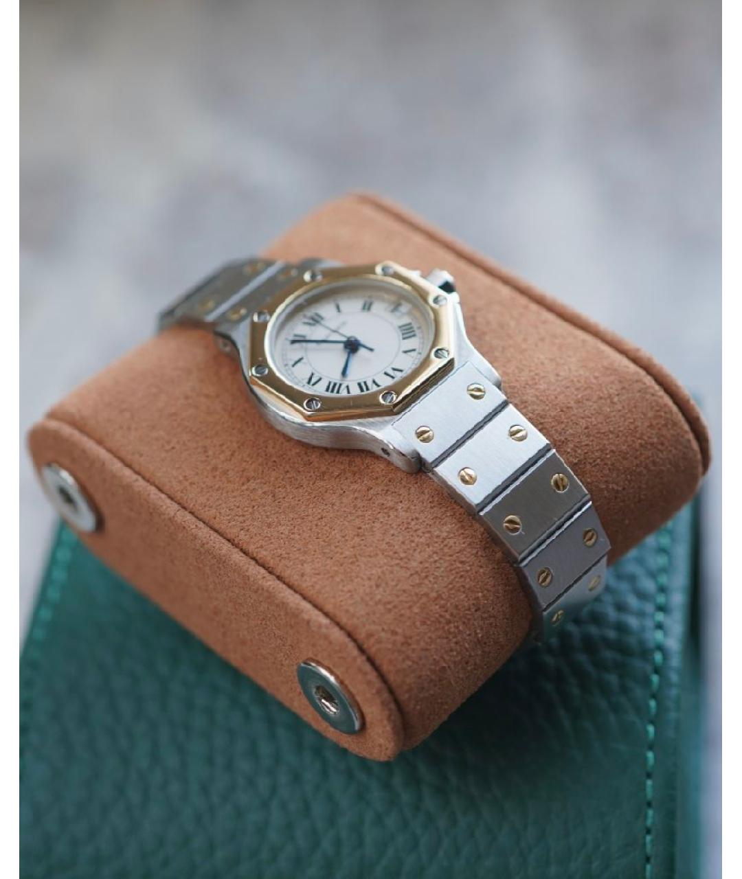 CARTIER Белые часы, фото 4