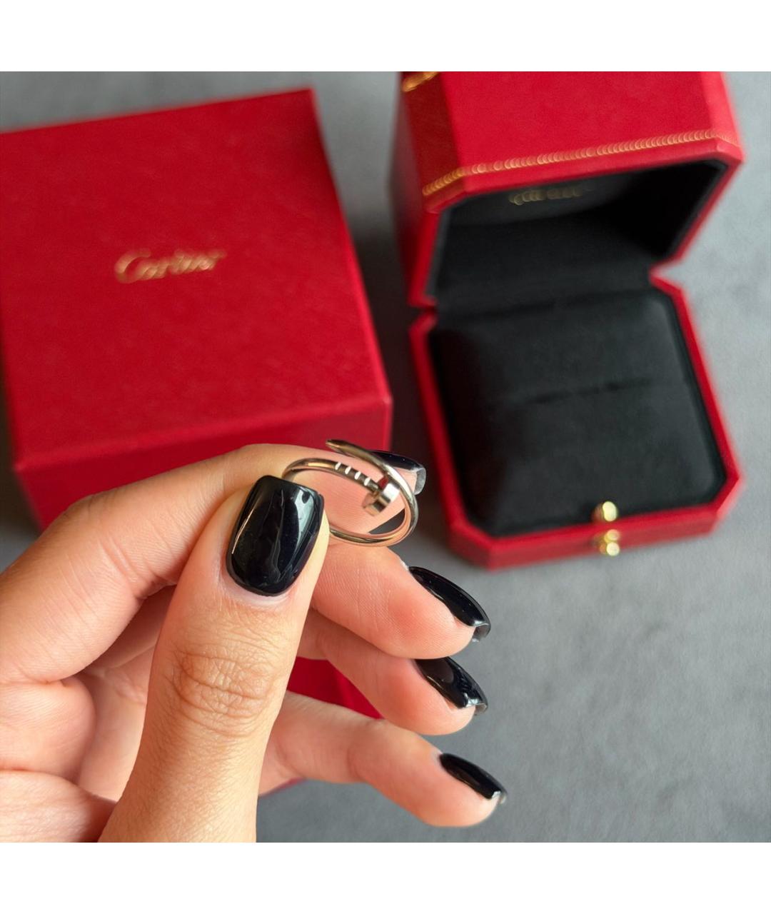 CARTIER Серебряное кольцо из белого золота, фото 5