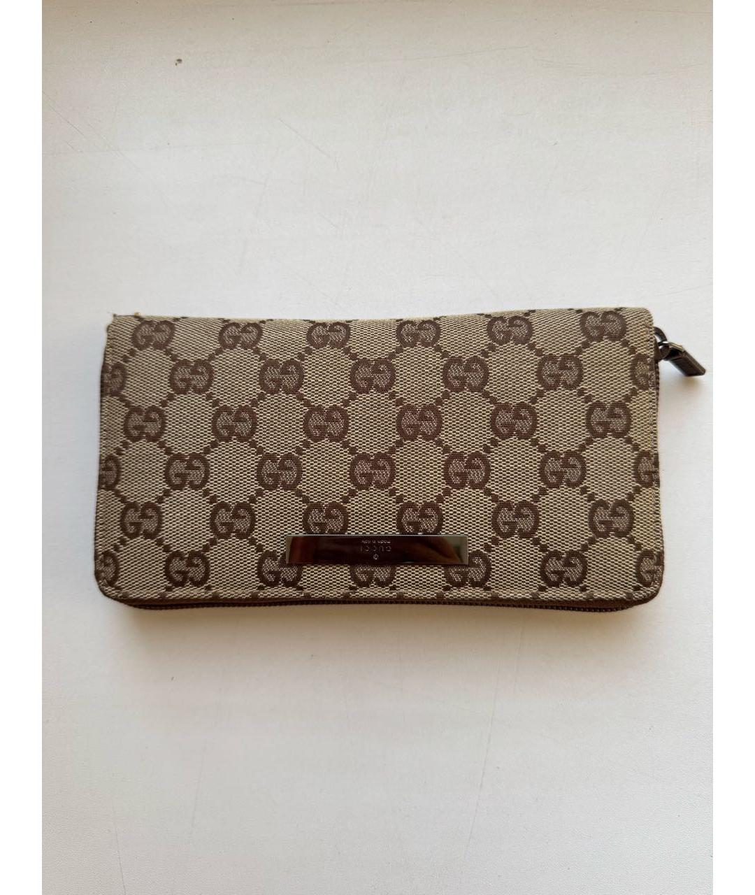 GUCCI Бежевый кошелек, фото 7