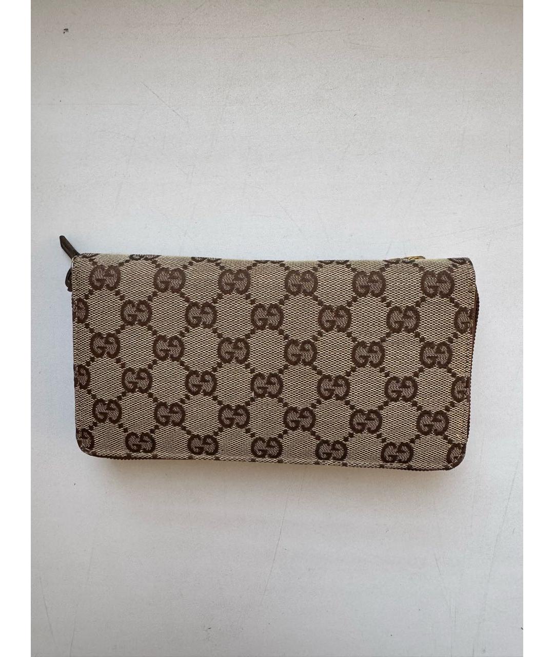 GUCCI Бежевый кошелек, фото 2