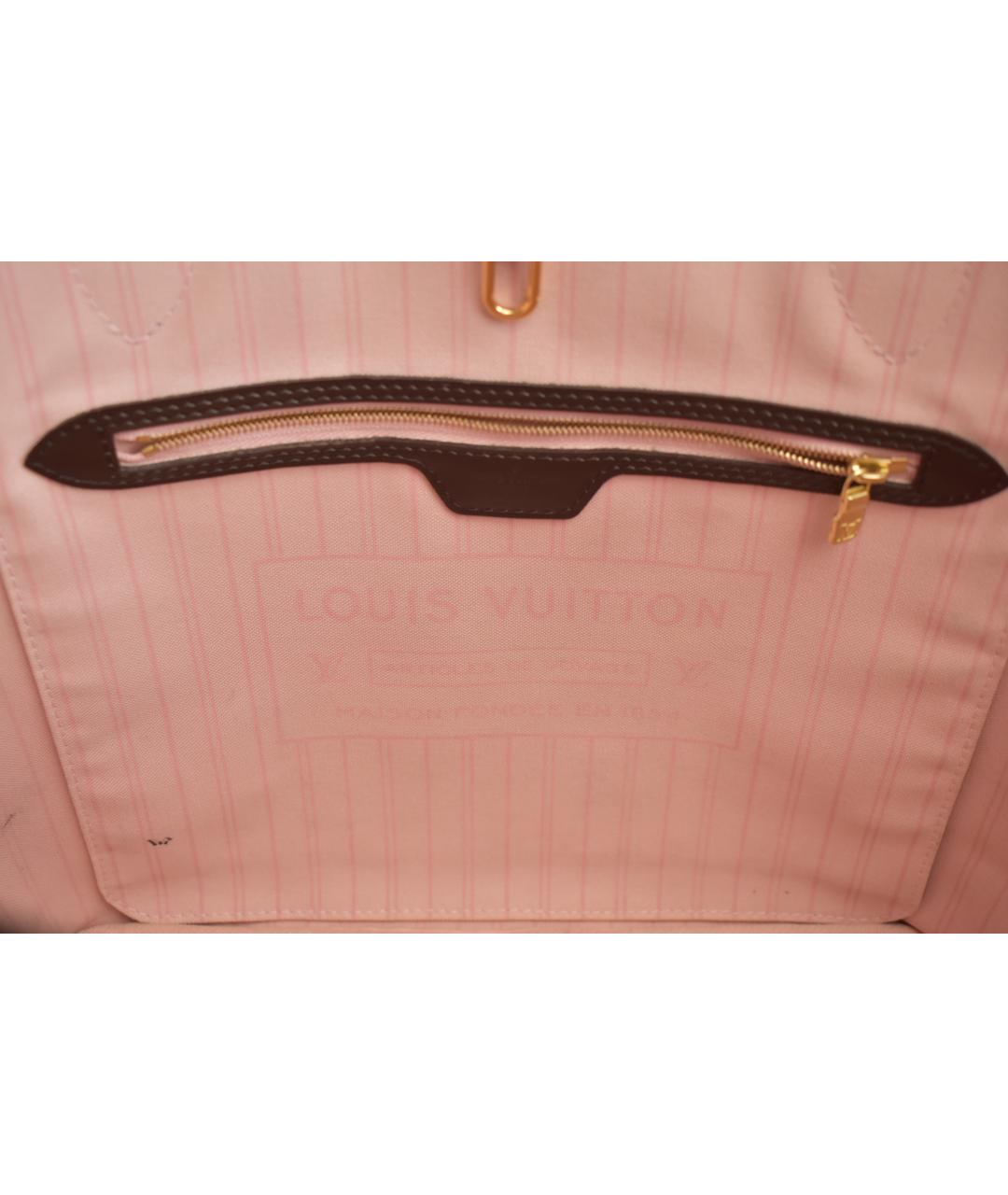 LOUIS VUITTON Коричневая канва сумка через плечо, фото 5