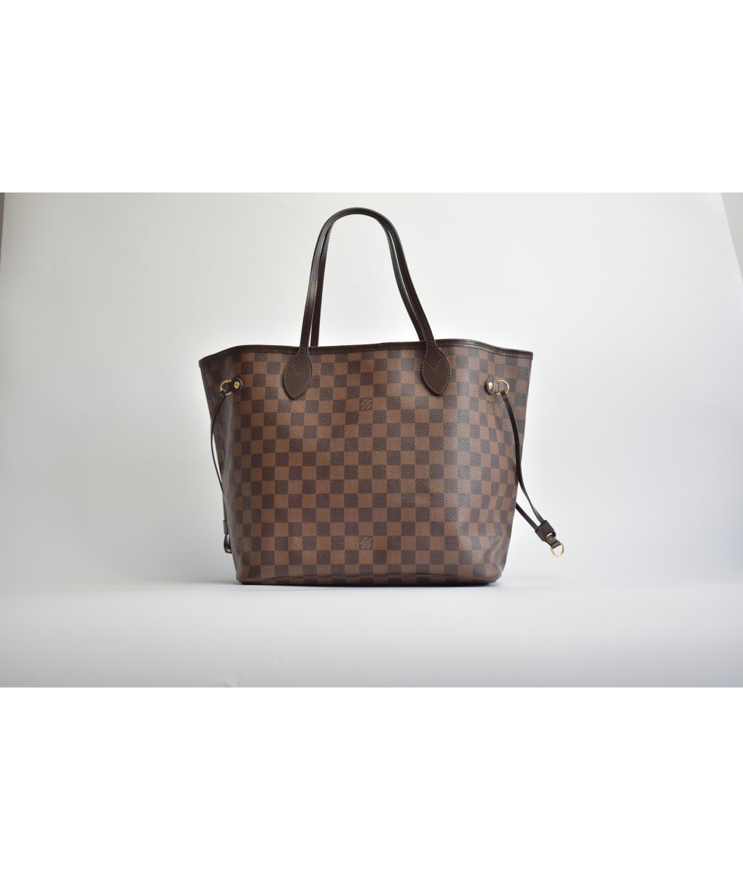 LOUIS VUITTON Коричневая канва сумка через плечо, фото 7