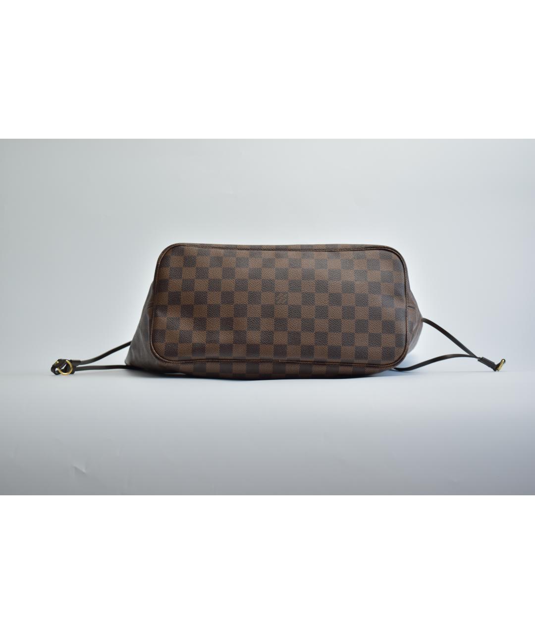 LOUIS VUITTON Коричневая канва сумка через плечо, фото 6