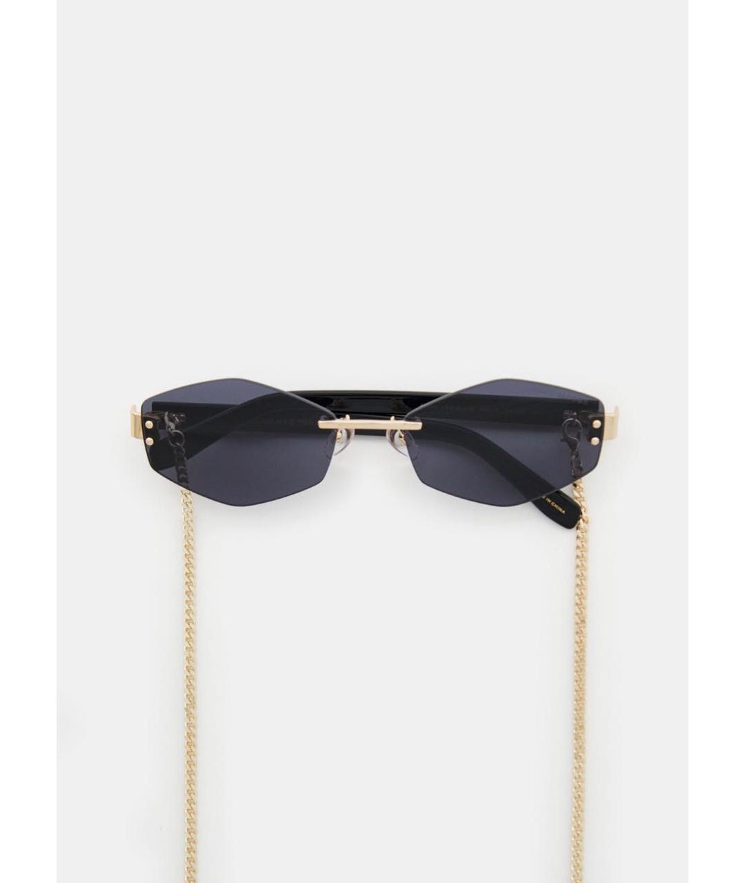 MARC JACOBS Черные пластиковые солнцезащитные очки, фото 2