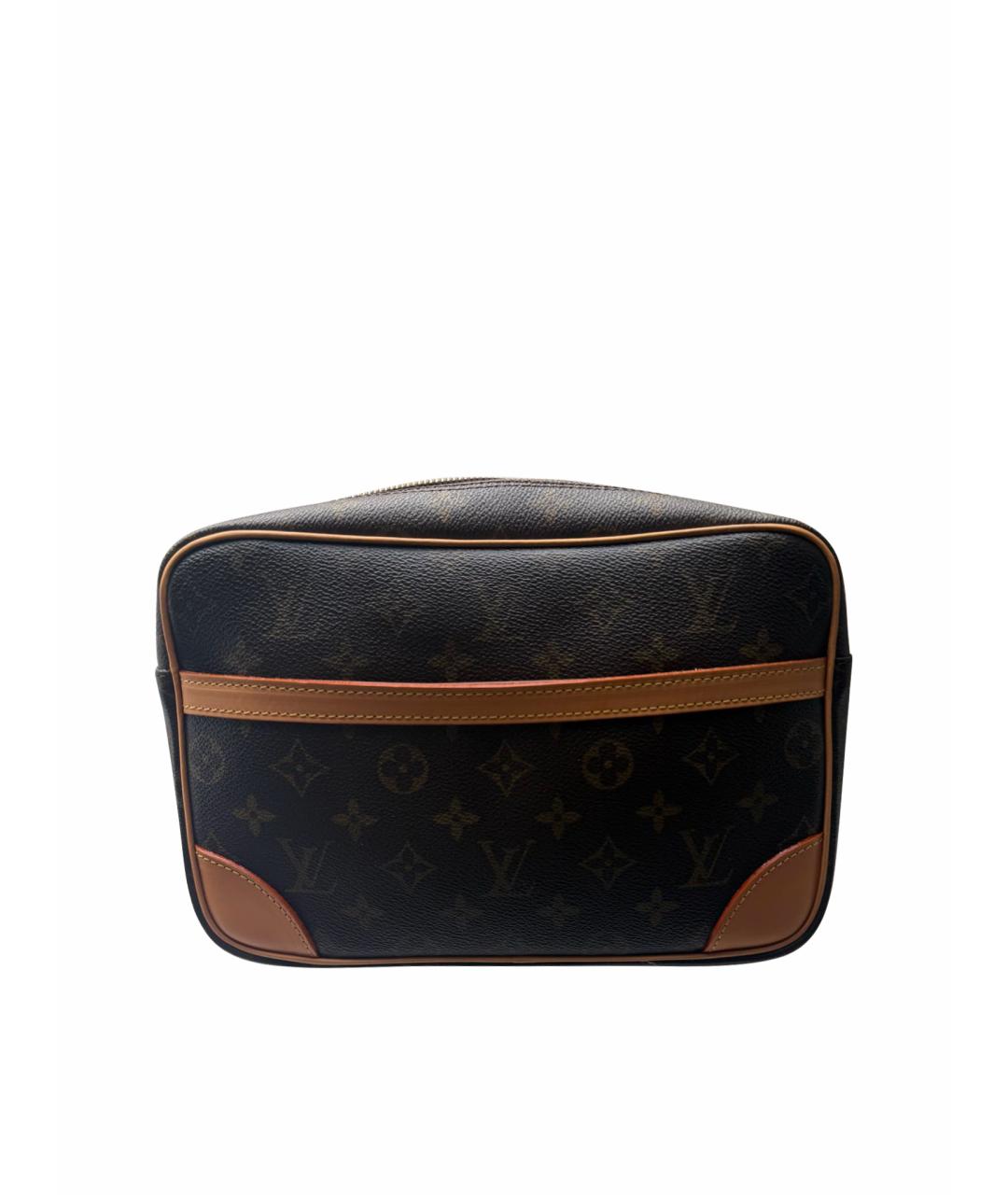 LOUIS VUITTON Коричневая канва сумка на плечо, фото 1
