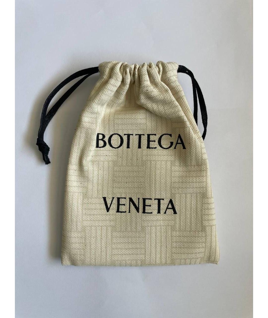 BOTTEGA VENETA Черный кожаный кардхолдер, фото 2