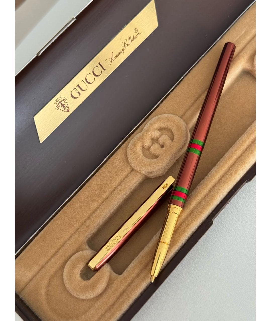 GUCCI Коричневая шариковая ручка, фото 4