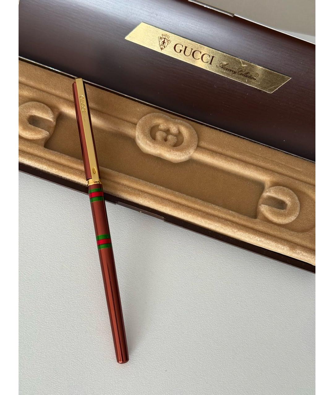 GUCCI Коричневая шариковая ручка, фото 5