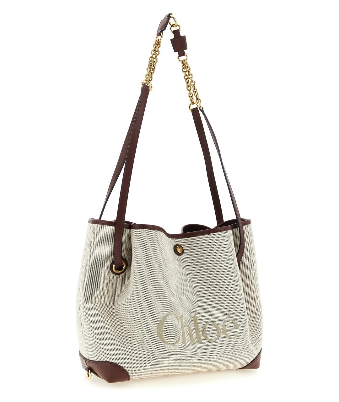 CHLOE Хлопковая сумка тоут, фото 3