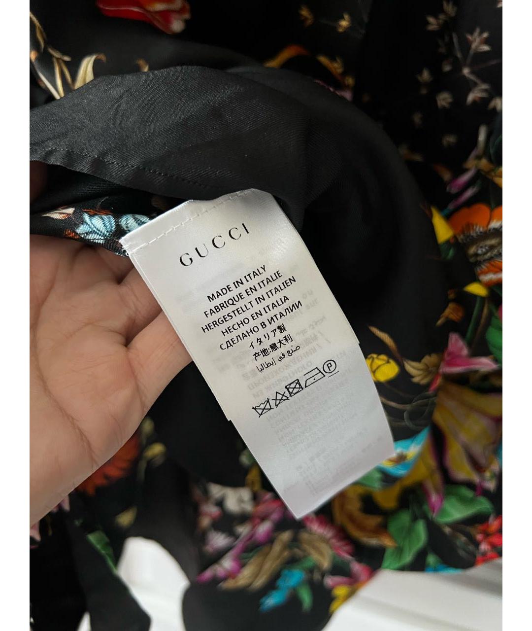 GUCCI Мульти шелковый костюм с брюками, фото 5