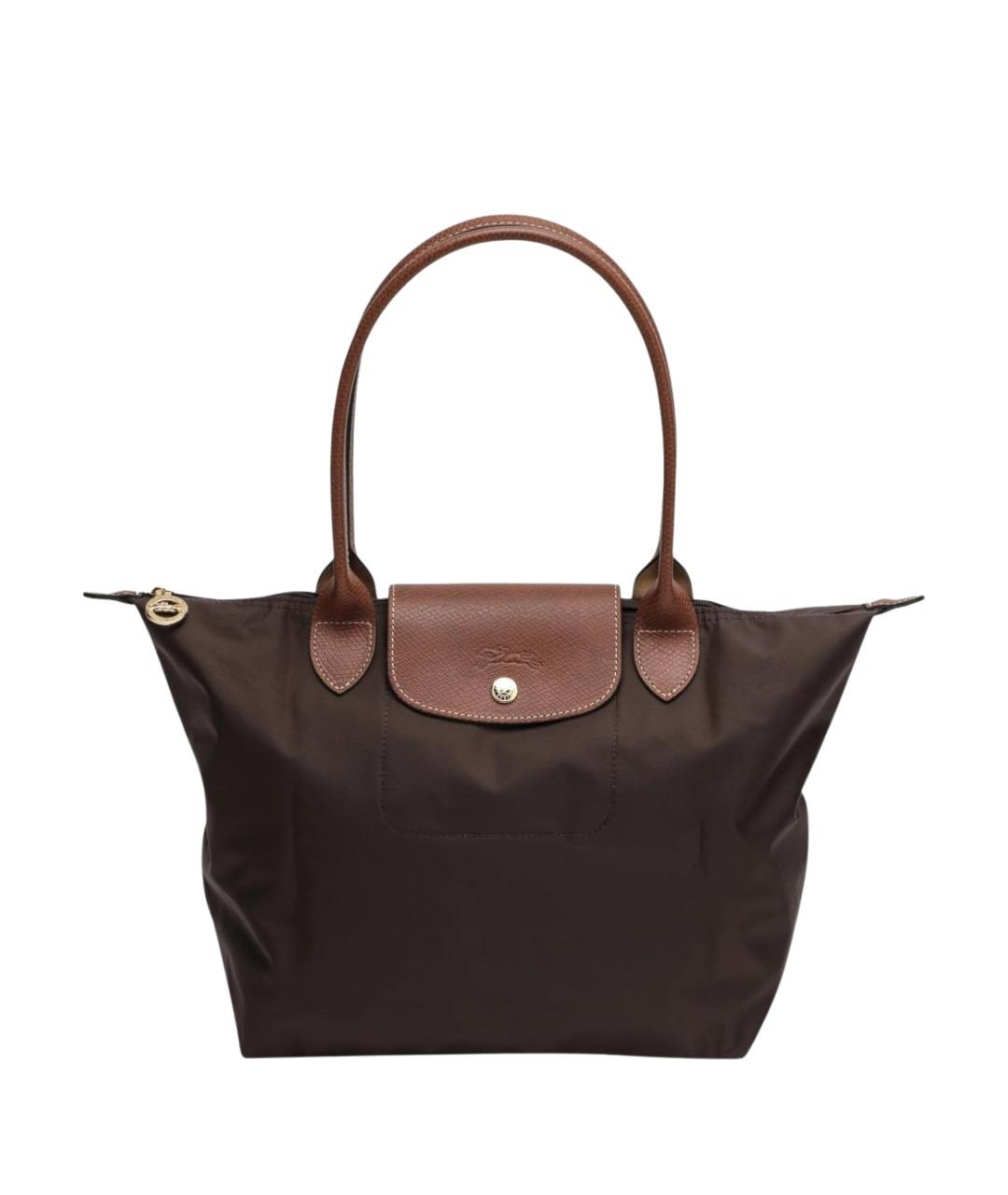 LONGCHAMP Коричневая синтетическая сумка тоут, фото 1