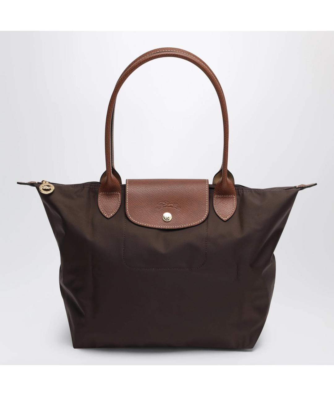 LONGCHAMP Коричневая синтетическая сумка тоут, фото 3