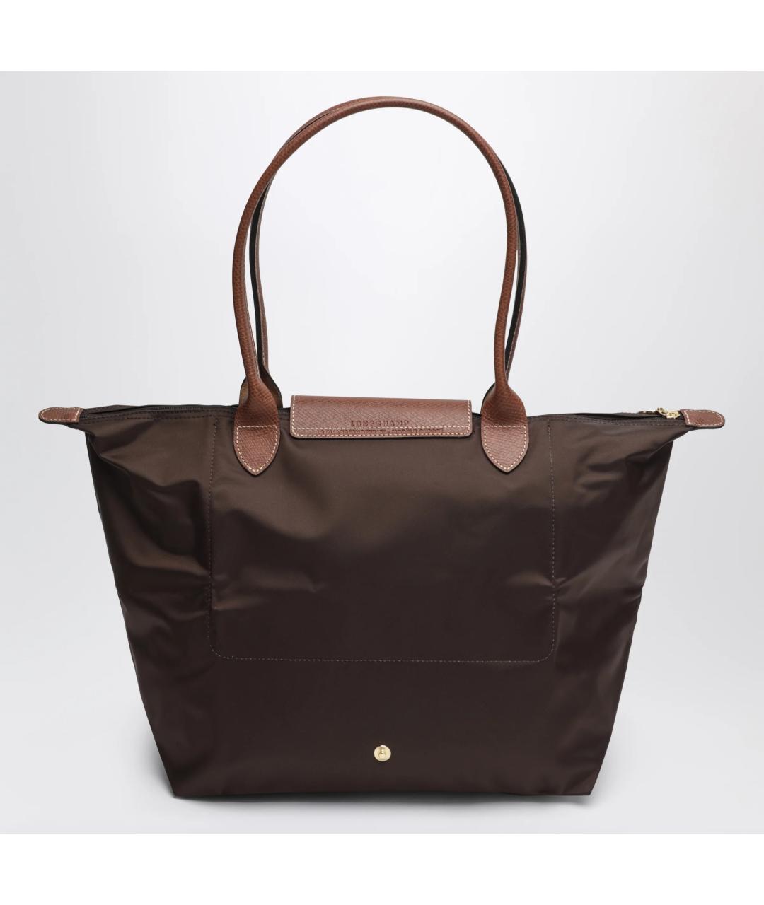 LONGCHAMP Коричневая синтетическая сумка тоут, фото 2