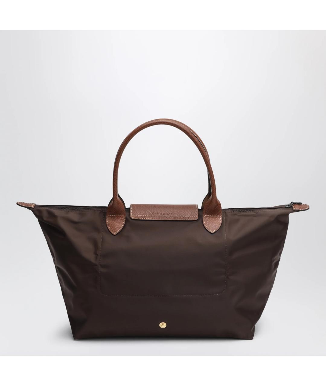 LONGCHAMP Коричневая синтетическая сумка тоут, фото 2