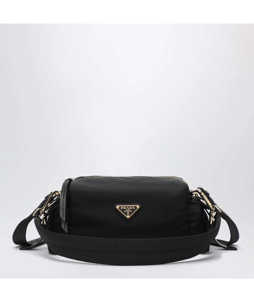 PRADA Черная нейлоновая сумка через плечо, фото 3