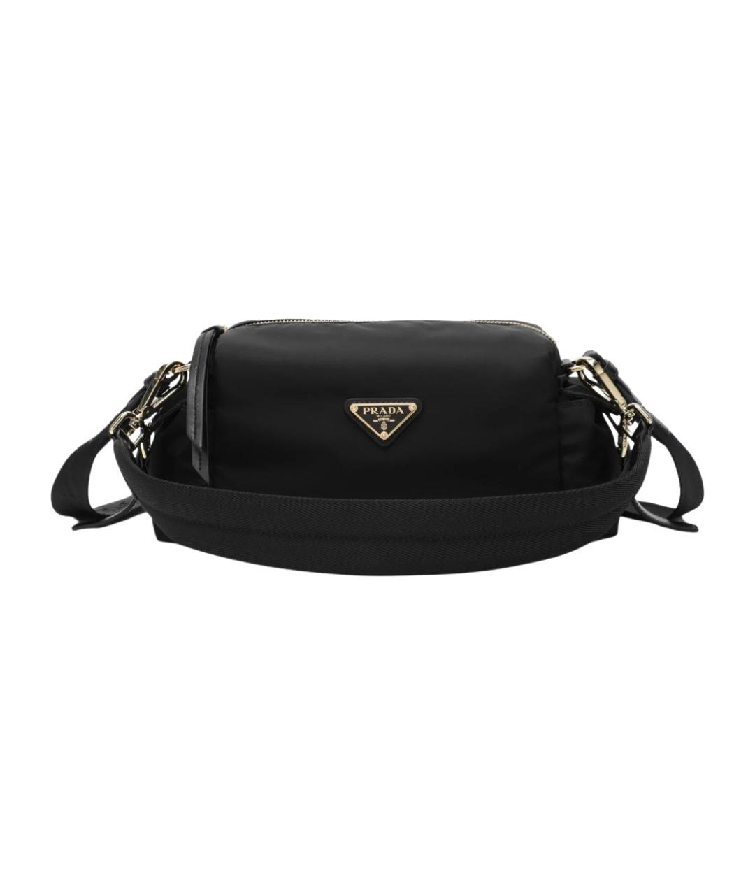 PRADA Черная нейлоновая сумка через плечо, фото 1