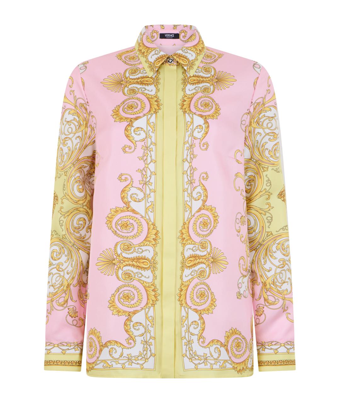 VERSACE Мульти шелковая рубашка, фото 1